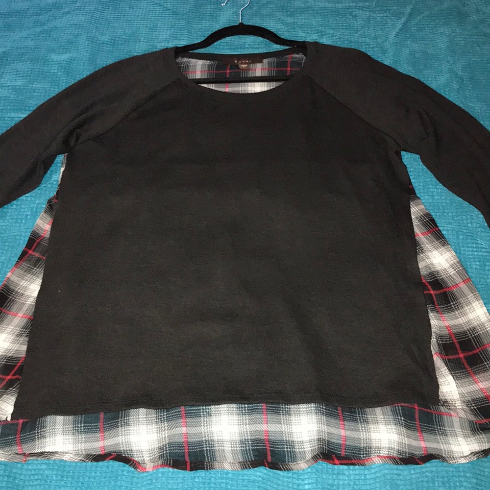 Plaid tunic